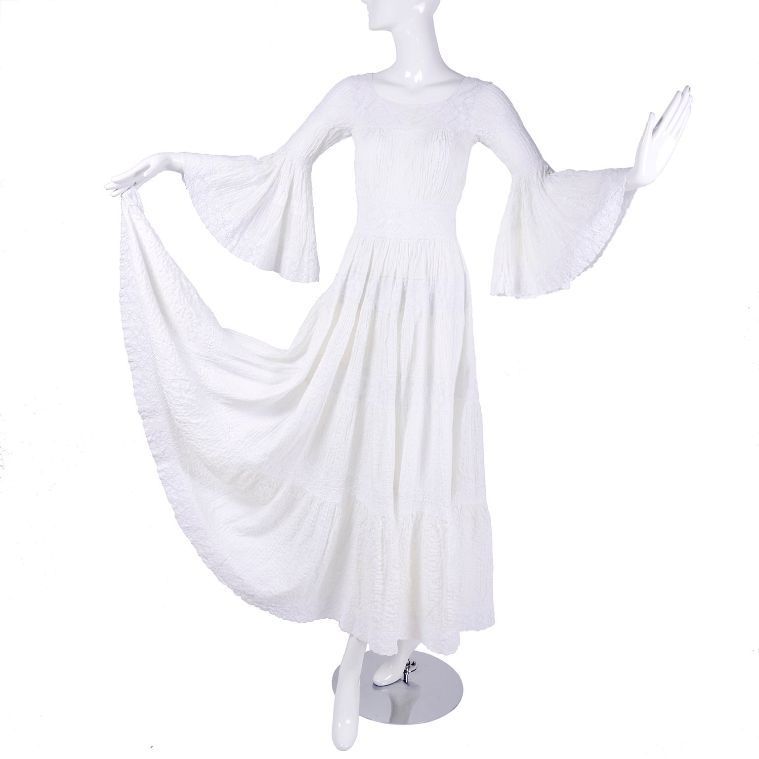 white mexican wedding dress