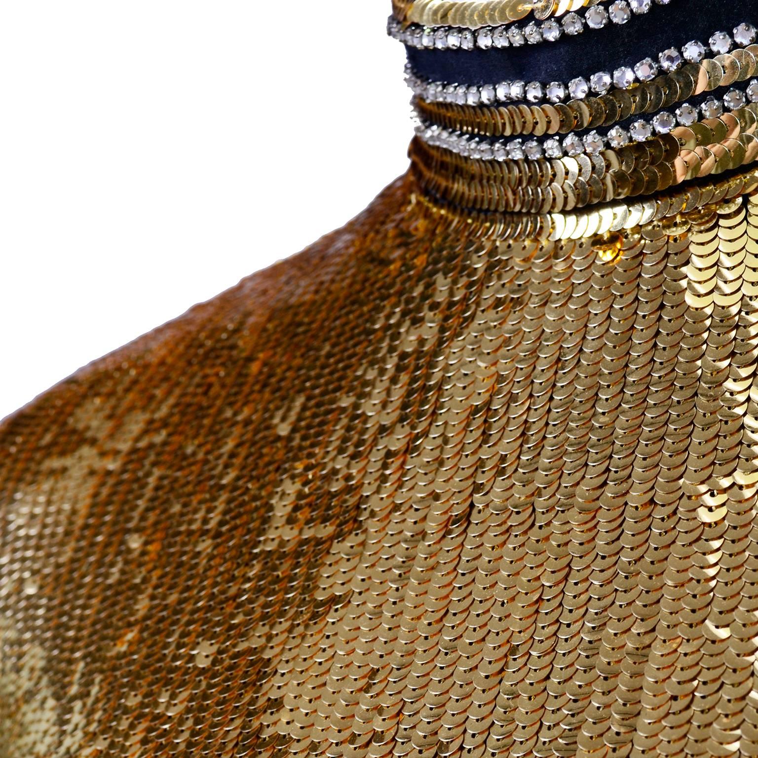 gold sequin belt
