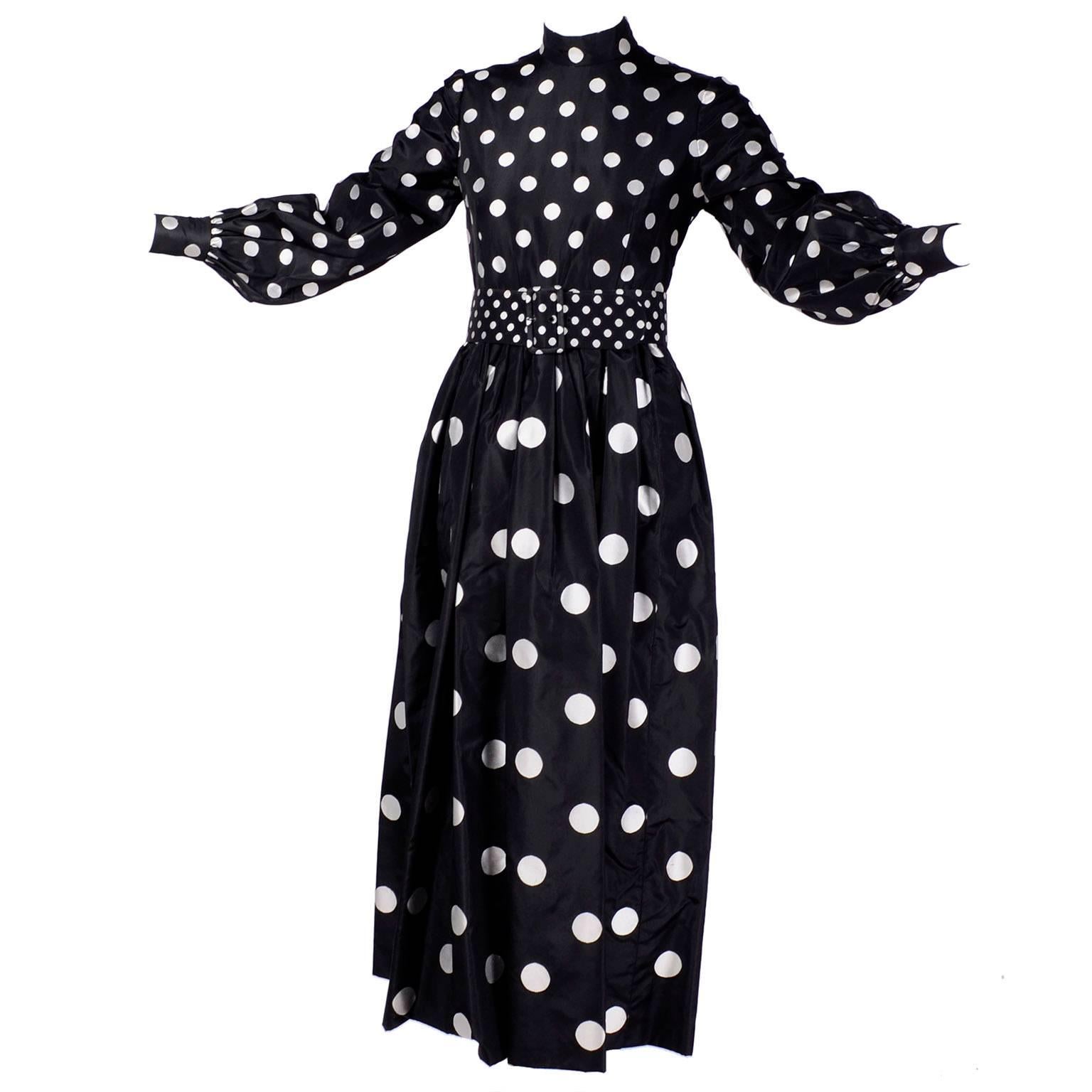 polka dot vintage dress