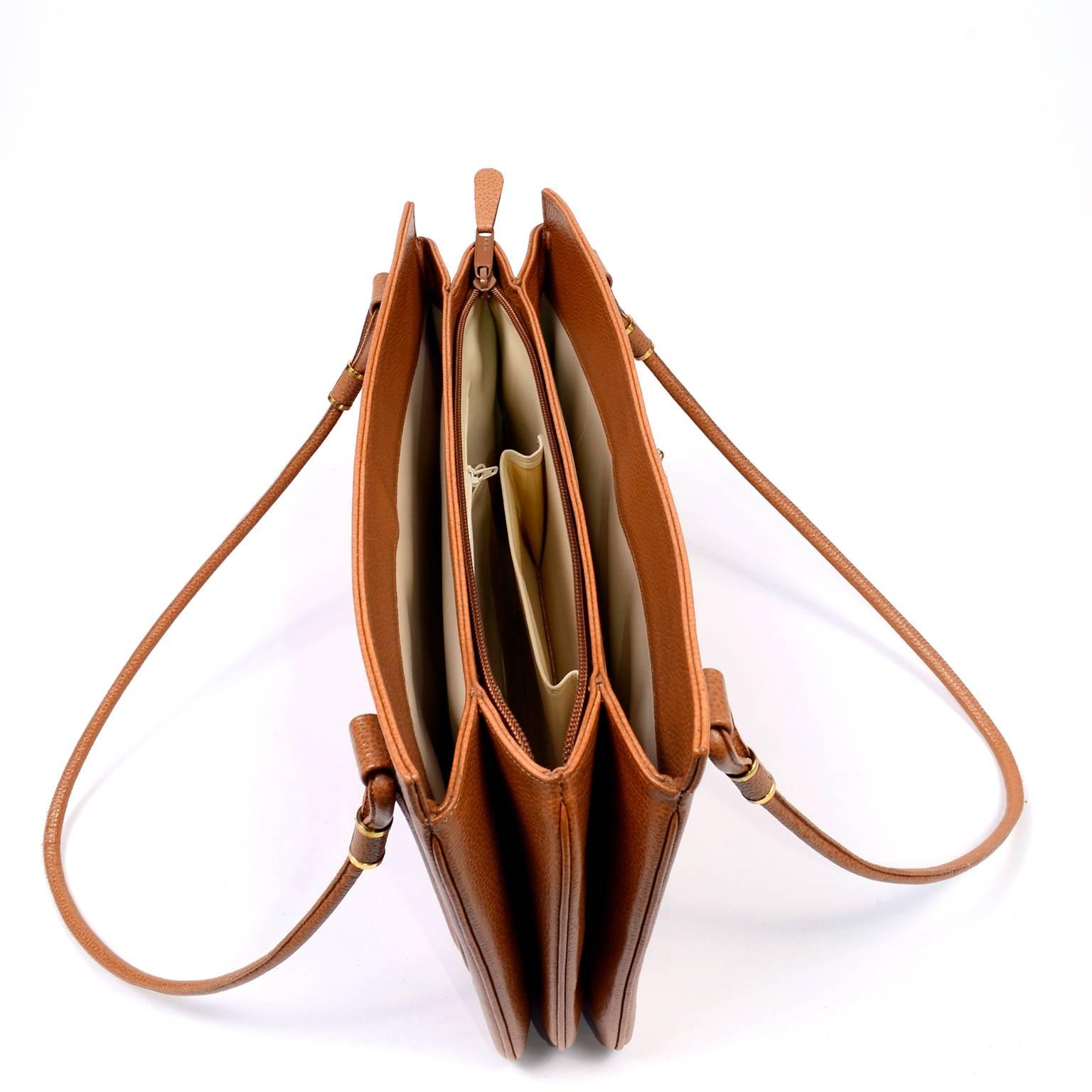Martin Van Schaak Handbag Custom Made Pebbled Leather Bag W Horse Head 2