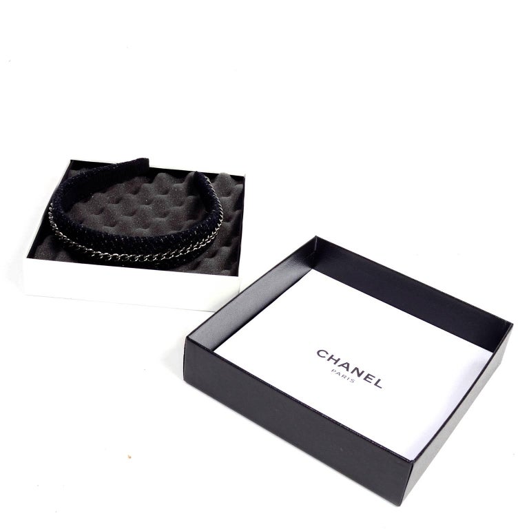 Authentic Chanel Bow Tweed Headband with box Accessories | Chanel Headband With Box Bag | Poshmark main image 4