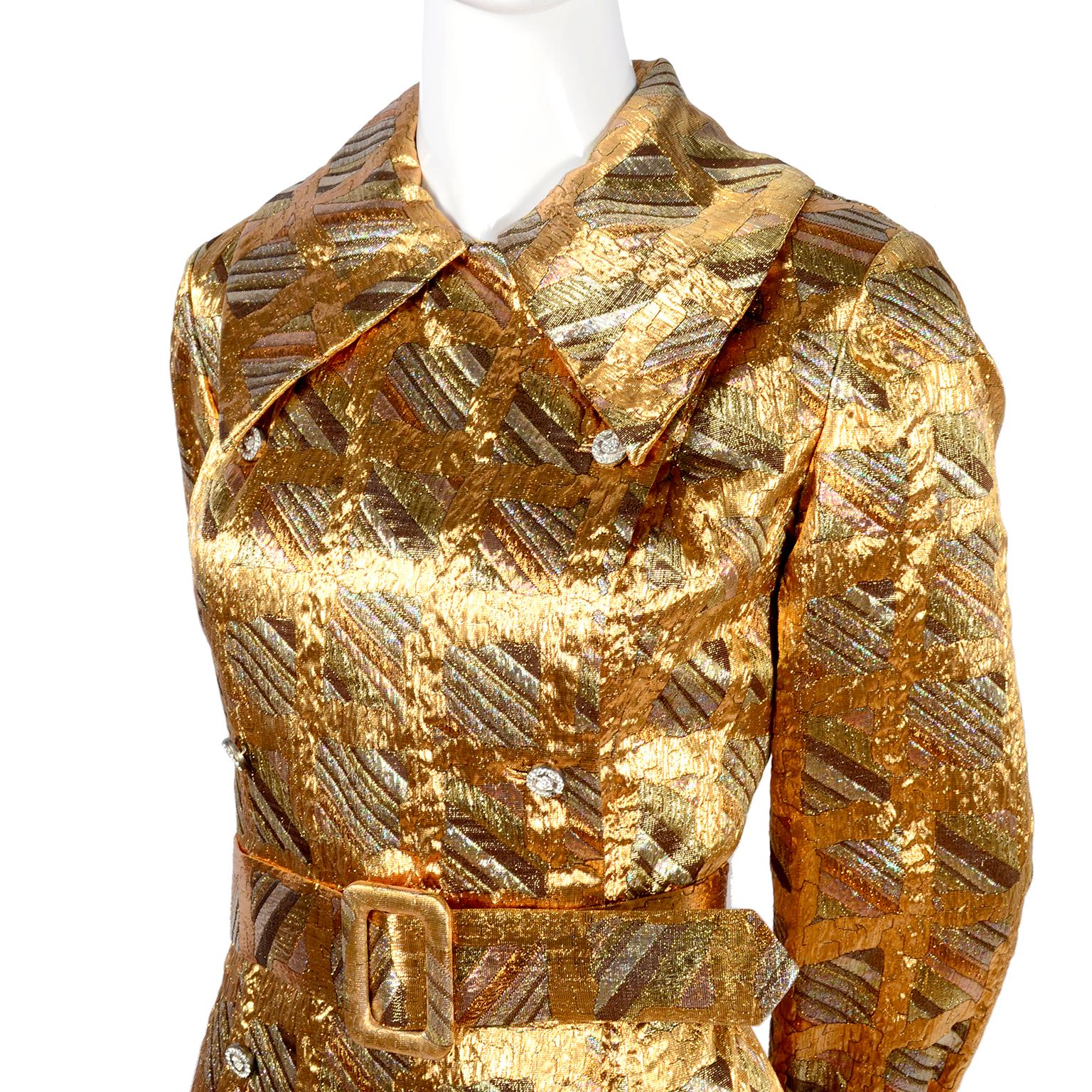 gold vintage dress