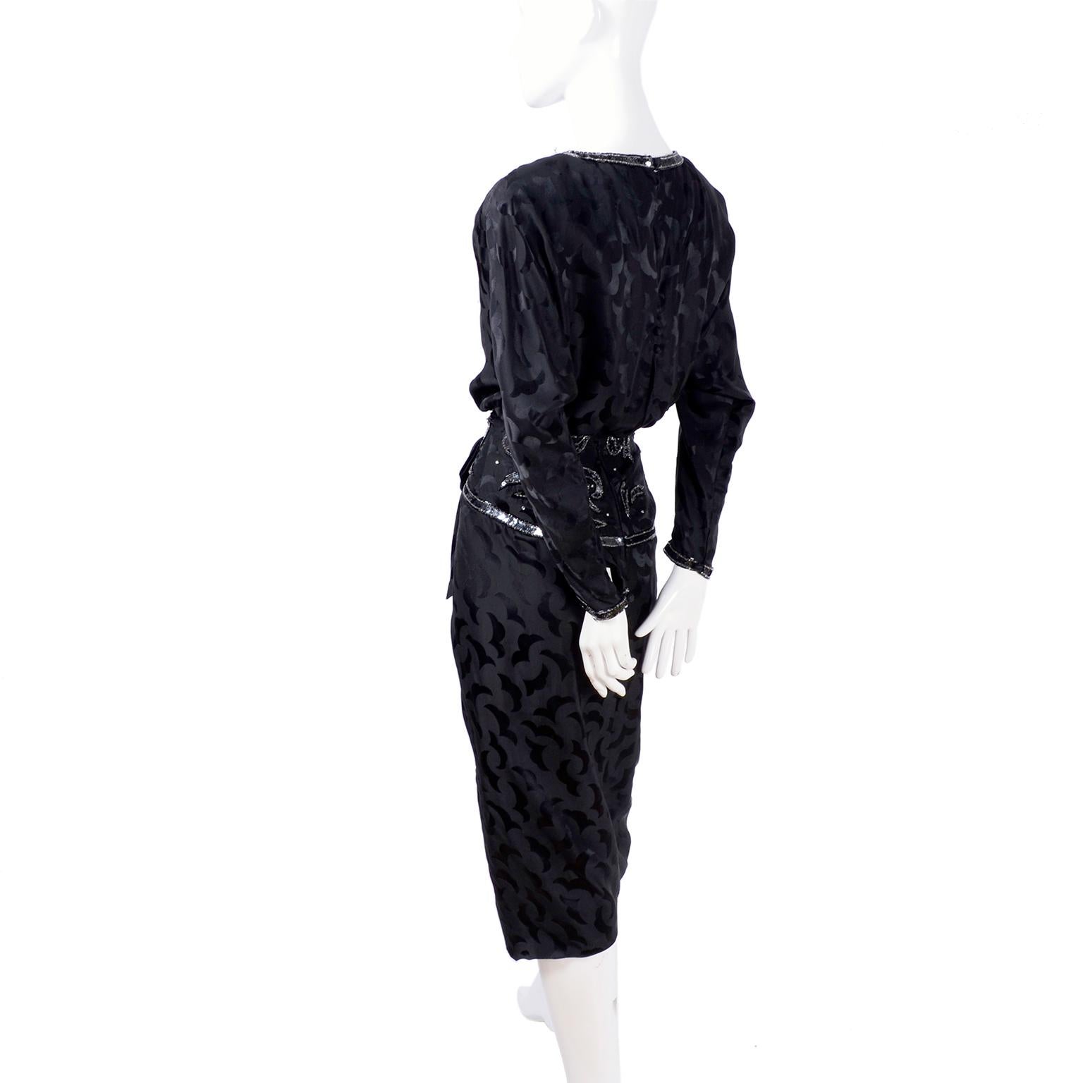 A J Bari Vintage Evening Dress 