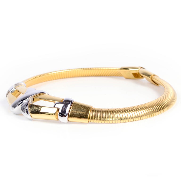 1977 Givenchy Vintage Collar Necklace in Gold and Silver ... (768 x 768 Pixel)