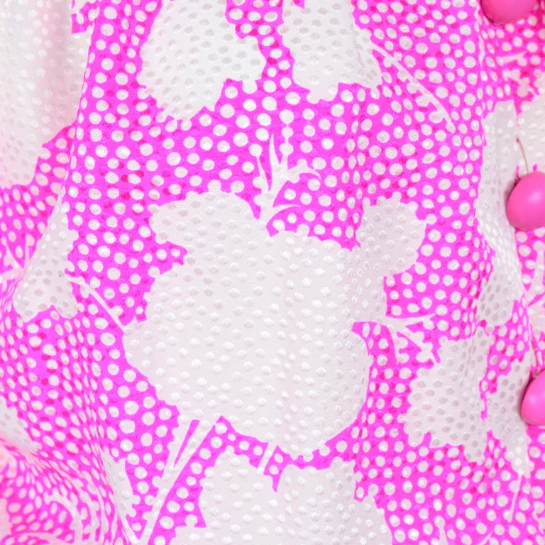 1960s Givenchy Couture Dots & Flowers
