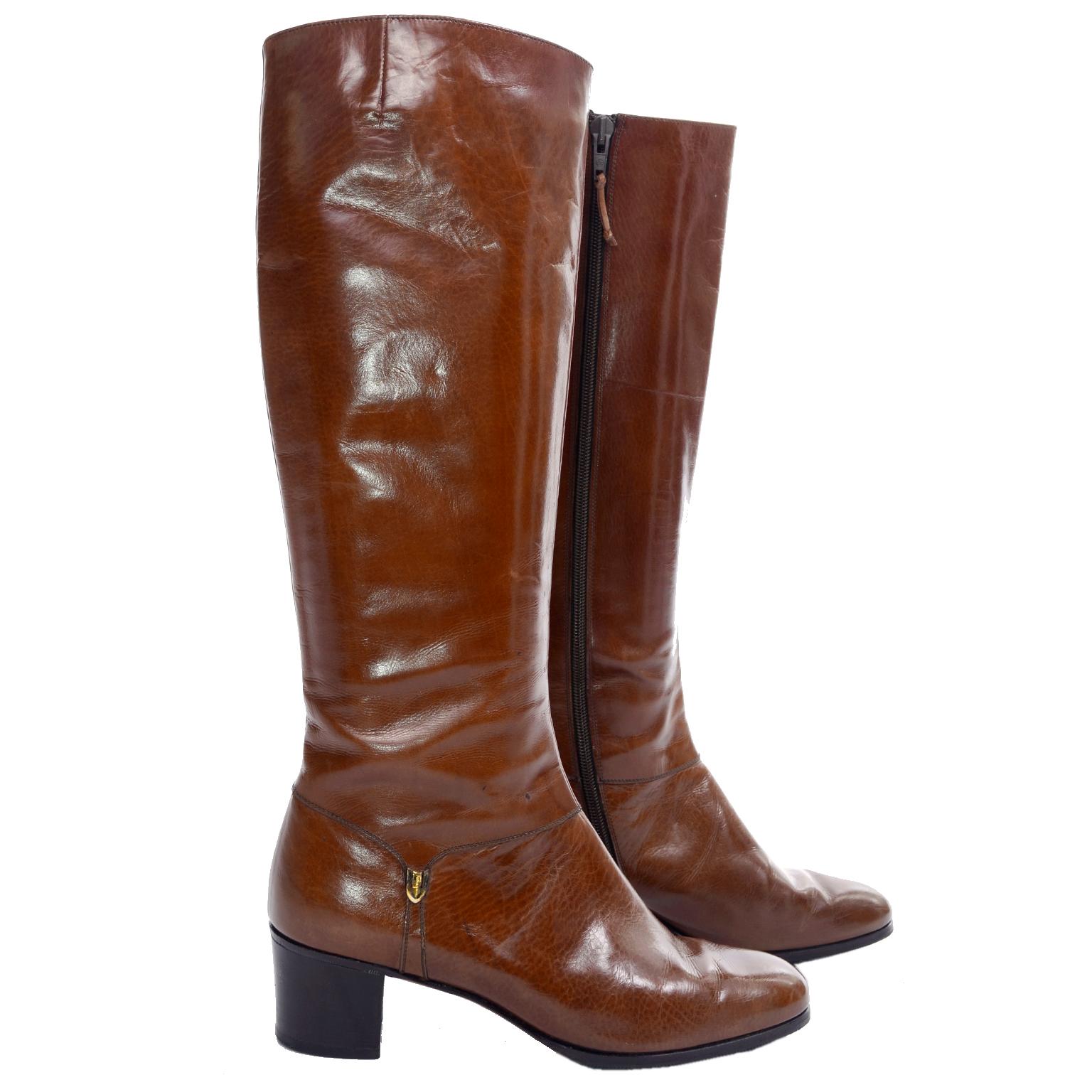 vintage ferragamo boots