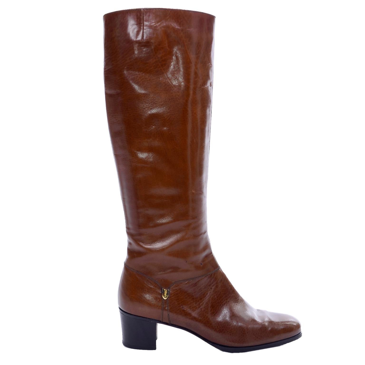 vintage ferragamo boots