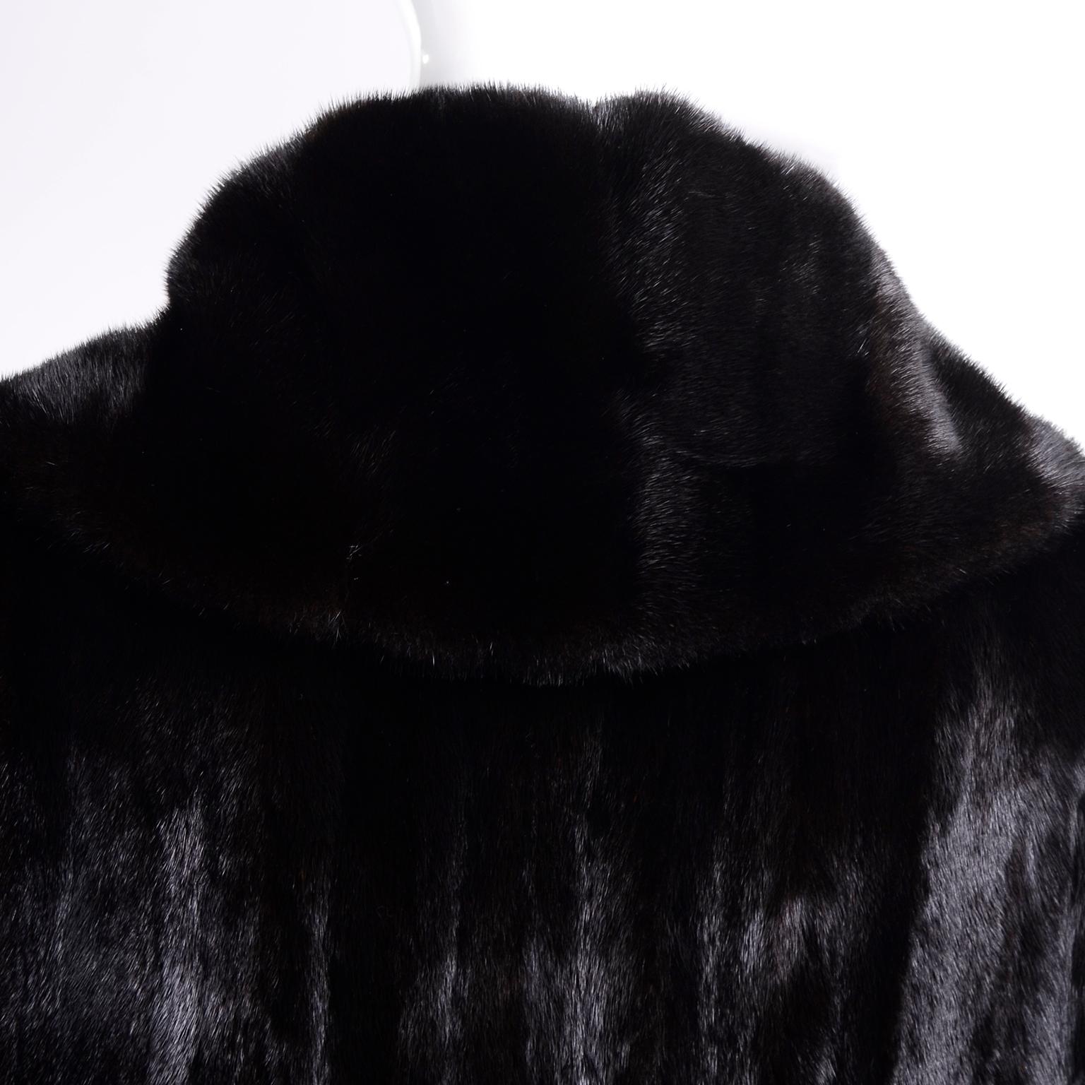 Blackglama Dark Ranch Raised Mink Full Length 57 Inch Fur Coat American Legend 2
