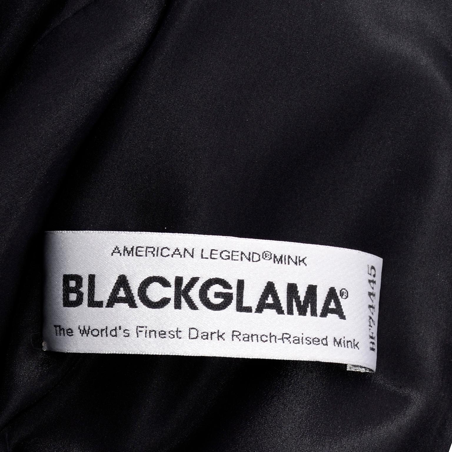Blackglama Dark Ranch Raised Mink Full Length 57 Inch Fur Coat American Legend 7