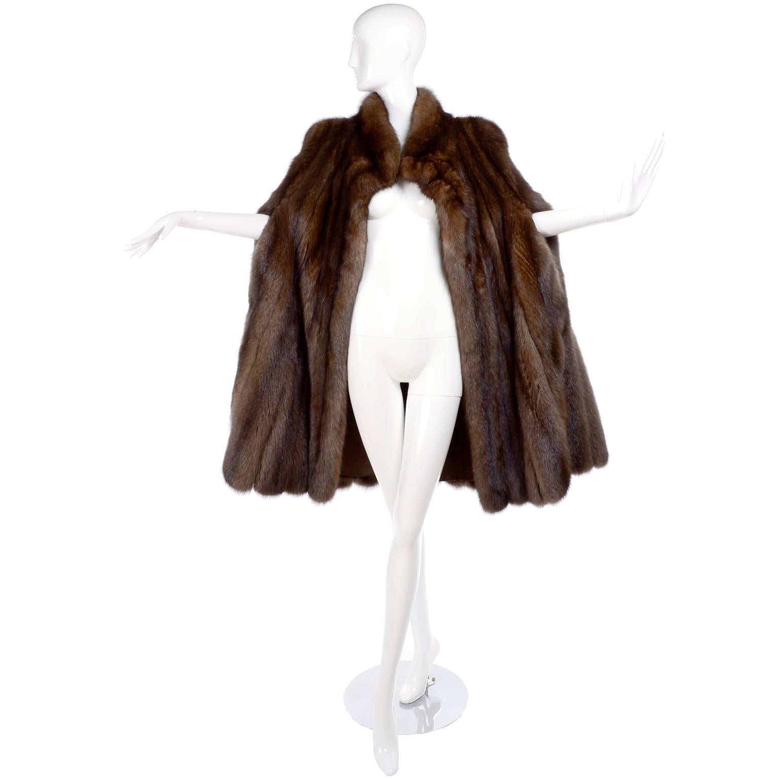 vintage sable coat