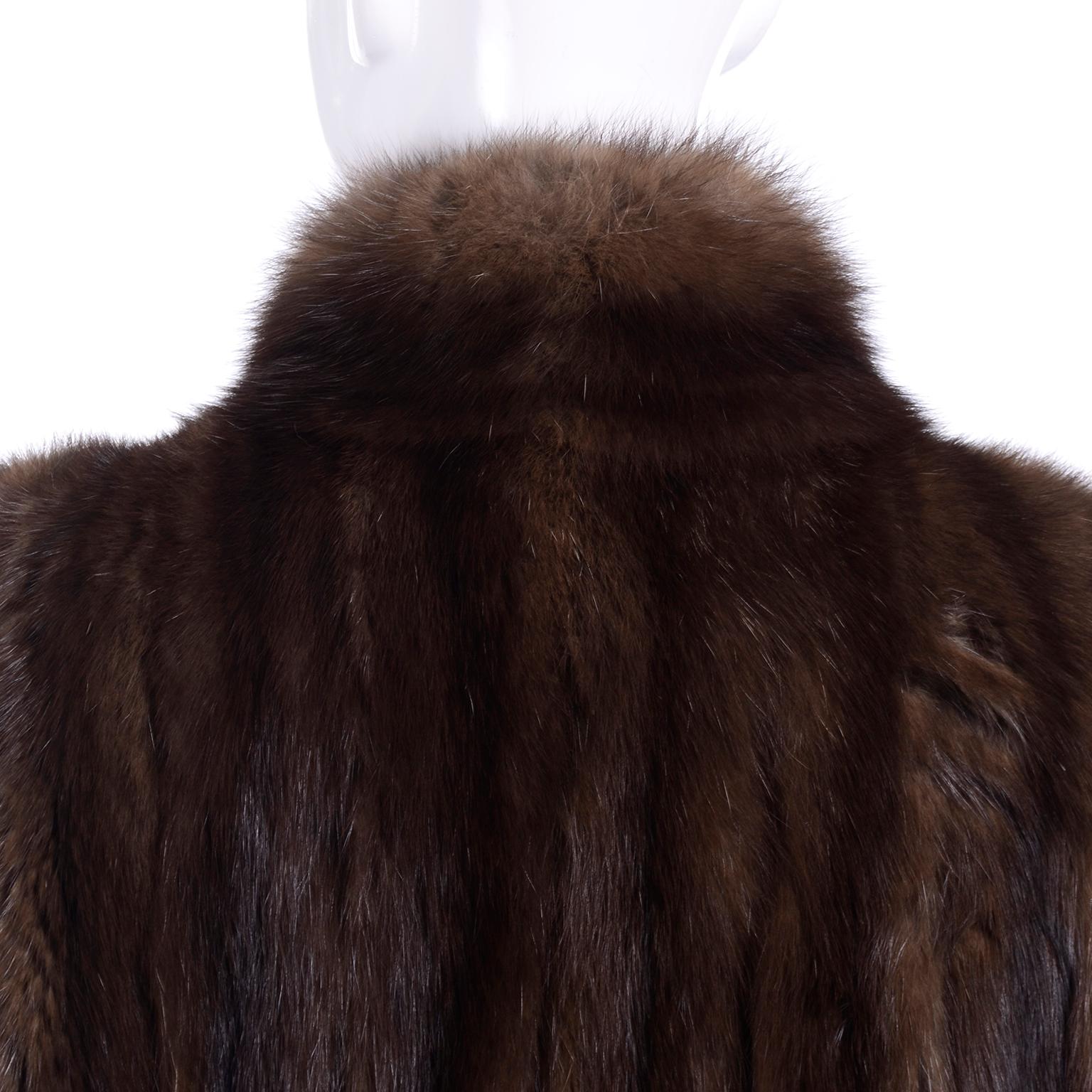 Vintage Maximilian New York Russian Sable Fur Cape 1