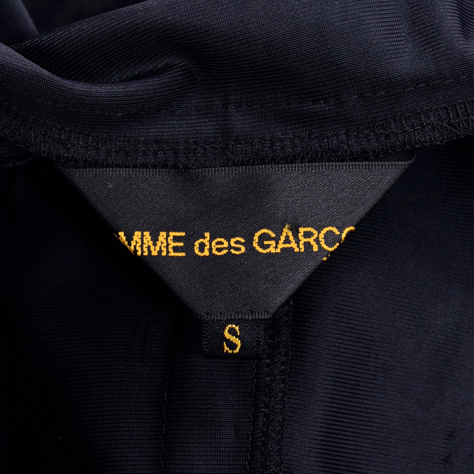 Black Wool Comme des Garcons Vest / Gilet Layered & Deconstructed w/ Raw Edges 5