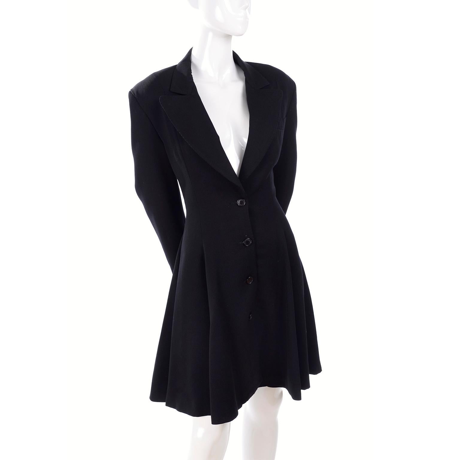 Women's Vintage 1980s OMO Norma Kamali Black Jacket or Blazer