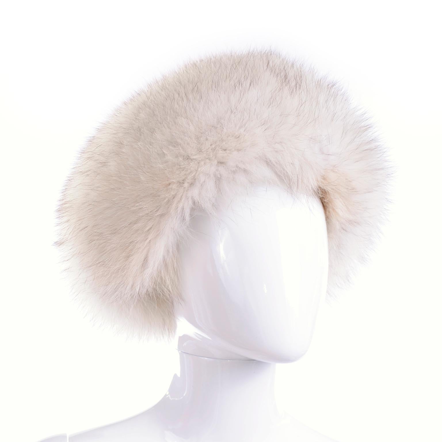 Vintage Womens Real Fur Hat