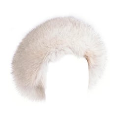 Rare James McQuay Furrier Retro Fox Fur Hat Made in New York