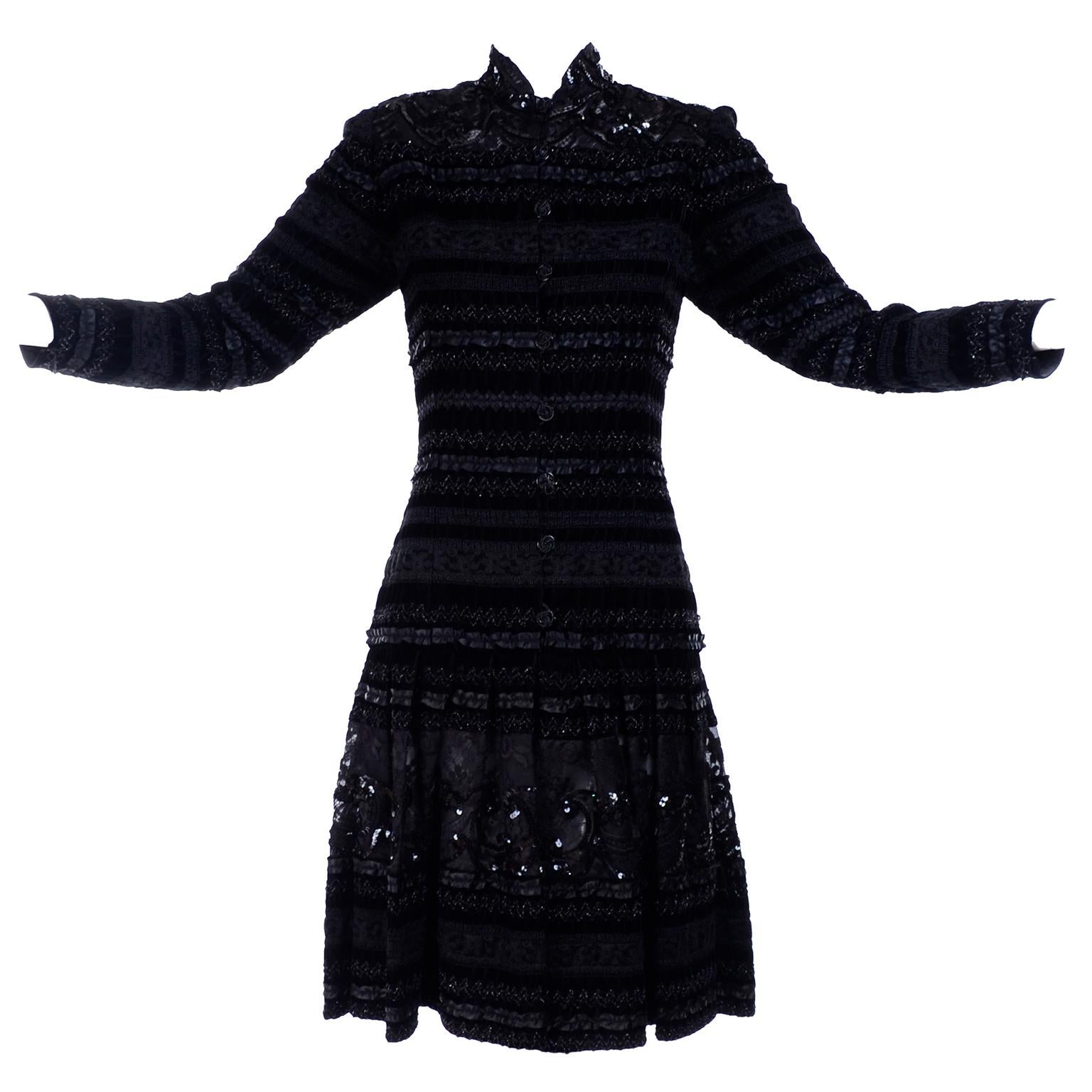 emanuel ungaro black dress