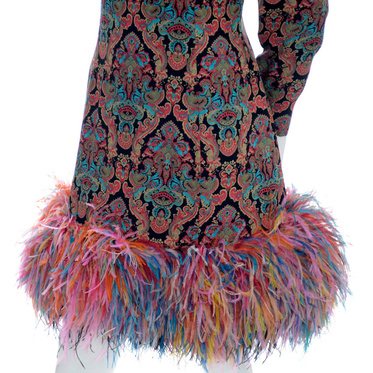 neiman marcus feather dress