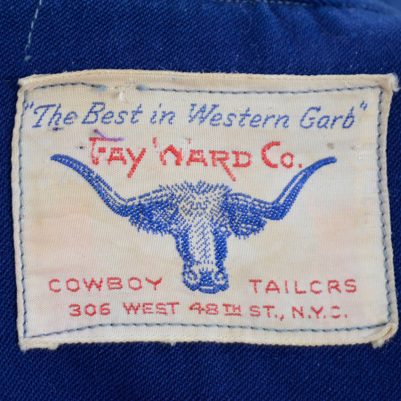 Rare Fay Ward Vintage 1940s Cowgirl Western 2 pc Outfit Cowboy Tailors 3