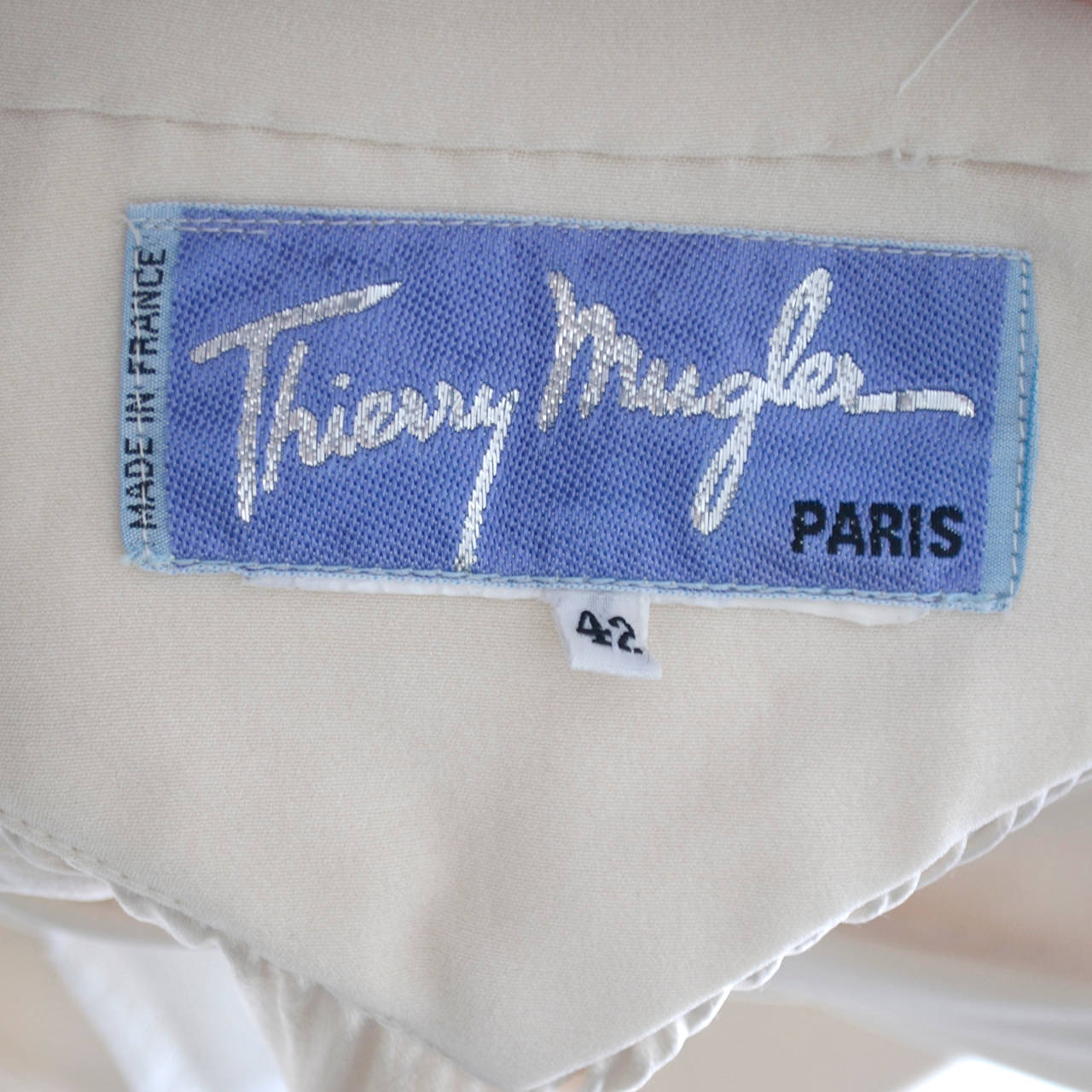 Thierry Mugler Vintage Skirt Suit Peplum Jacket Blazer 1980s 6