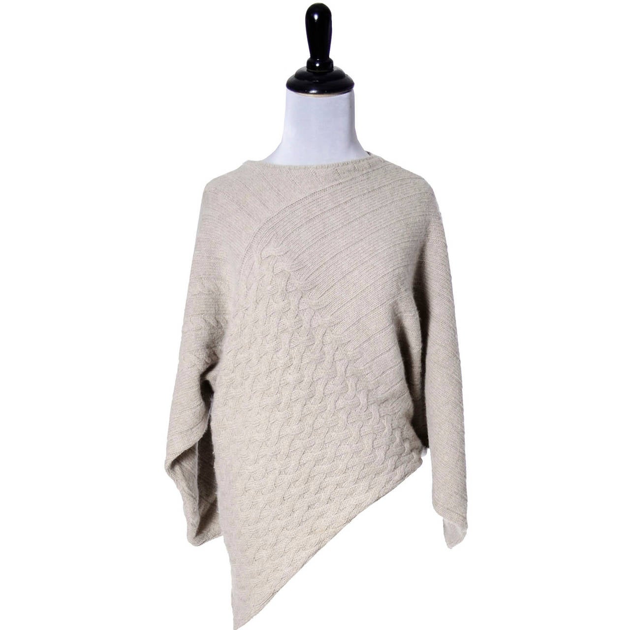 Gianni Versace Vintage Sweater Wool 2 Pc Shawl Collar Scarf Asymmetical ...