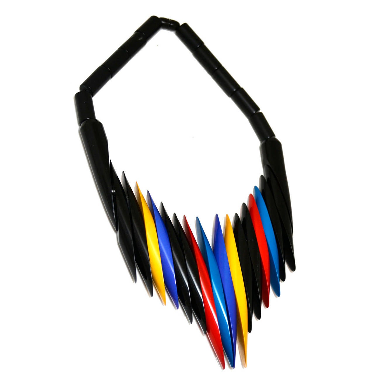 Moderniste Isadora Paris Danielle Poullain Collier Vintage Galalith Collier Vesuve Moderne