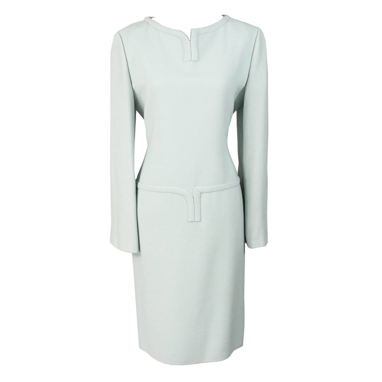 BILL BLASS DRAPED DRESS