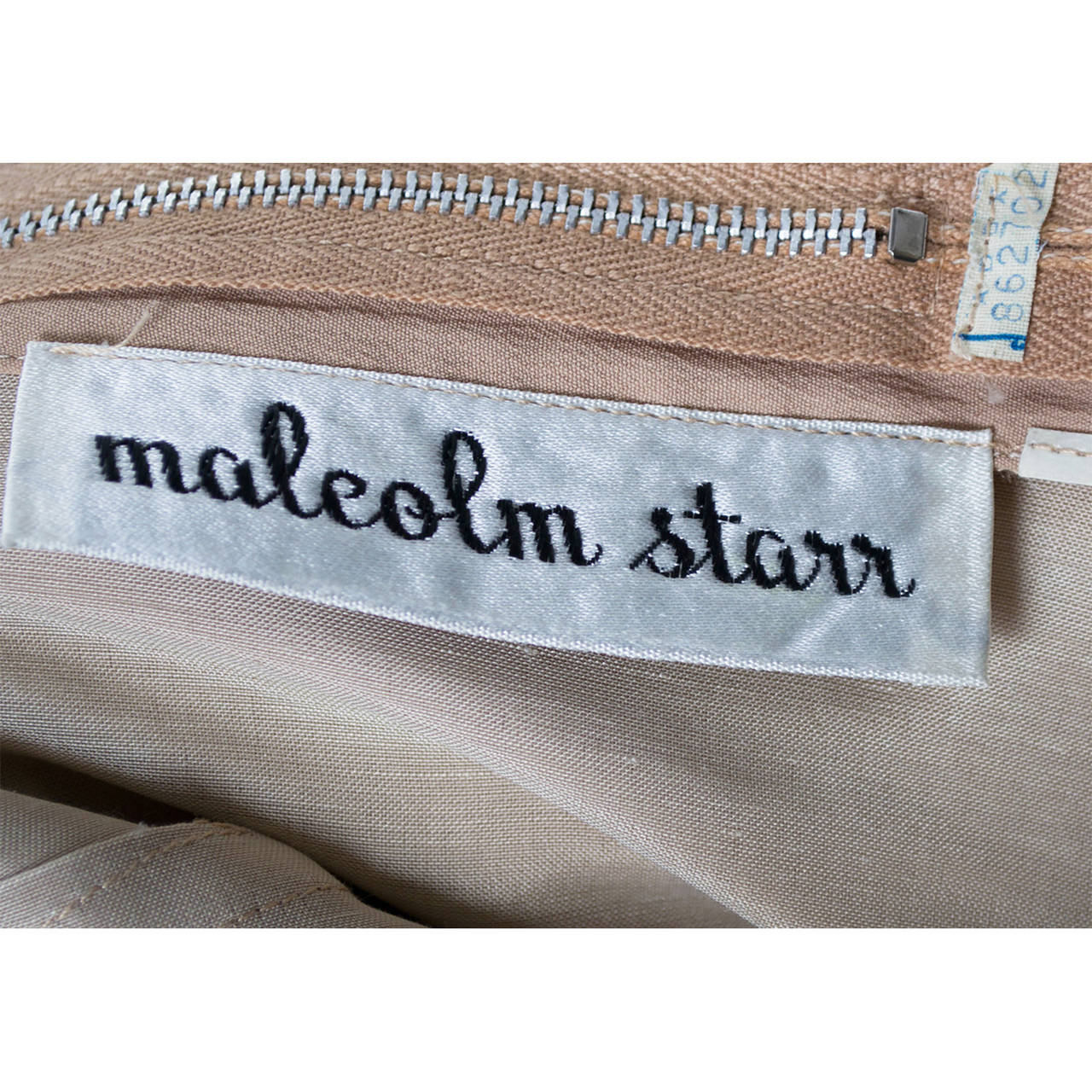 Malcolm Starr Vintage Dress Beaded 1960s Shift Cocktail Dress Rhinestones 3