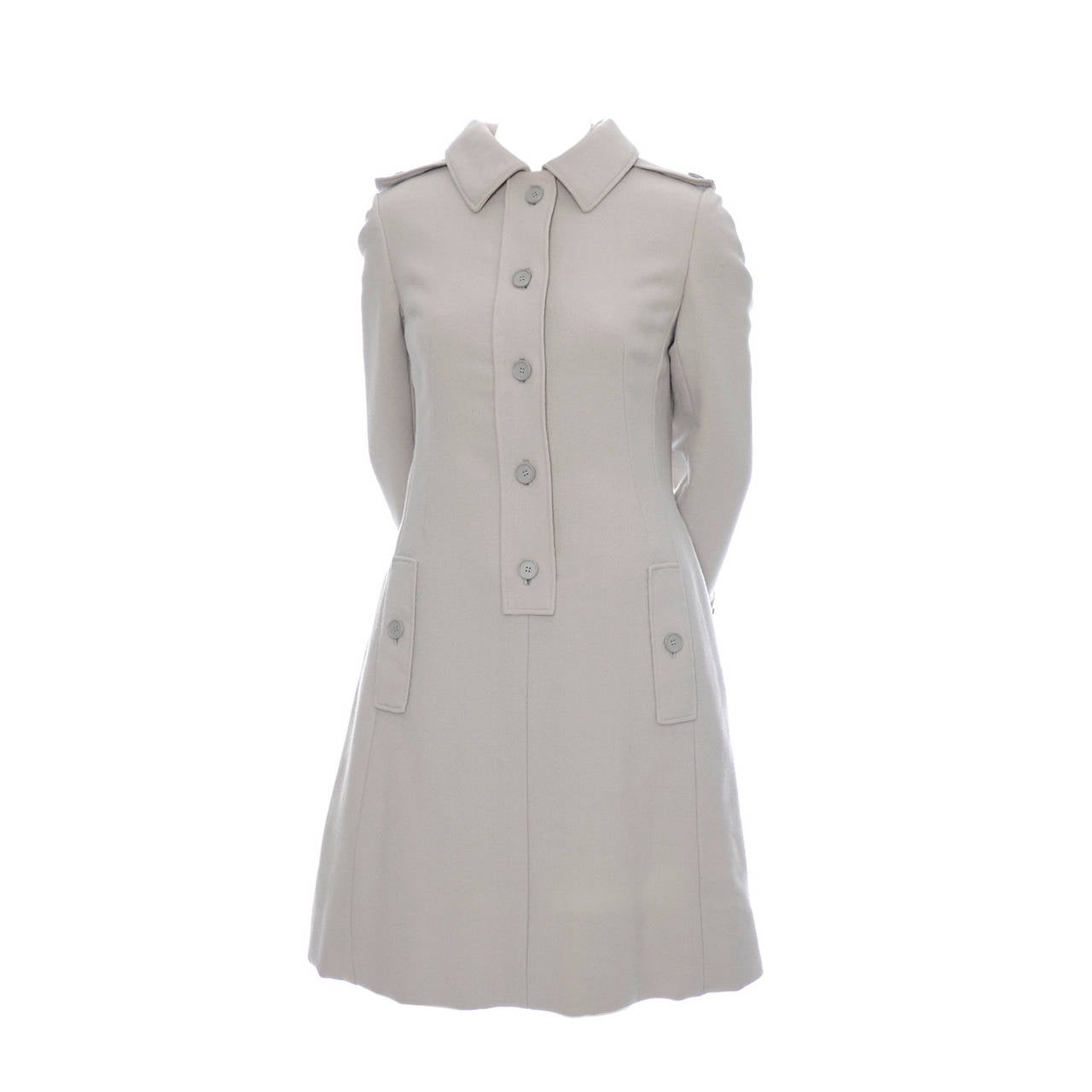 1960s Geoffrey Beene Vintage Coat Dress Saks Fifth Avenue Never Worn