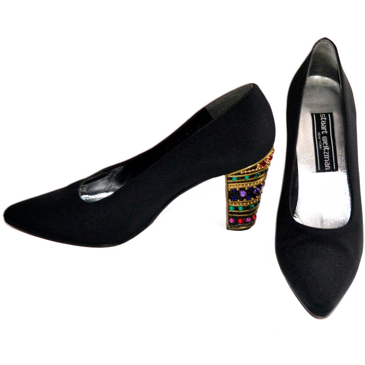 vintage black heels