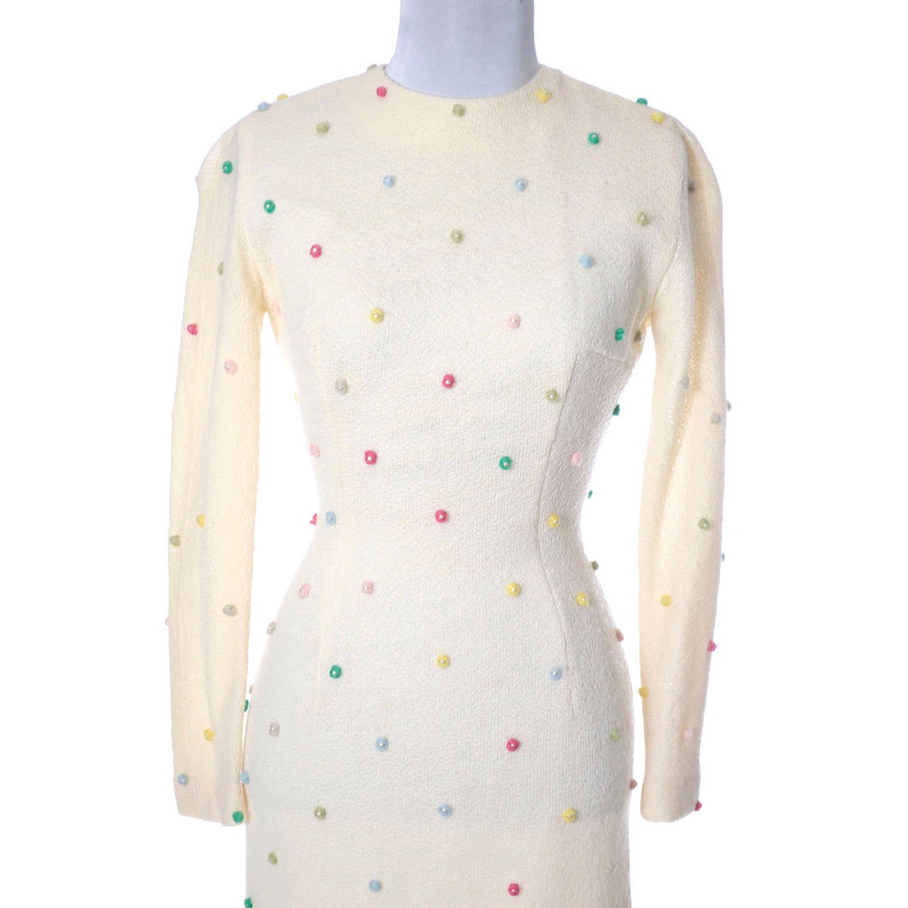 winter white wool dress