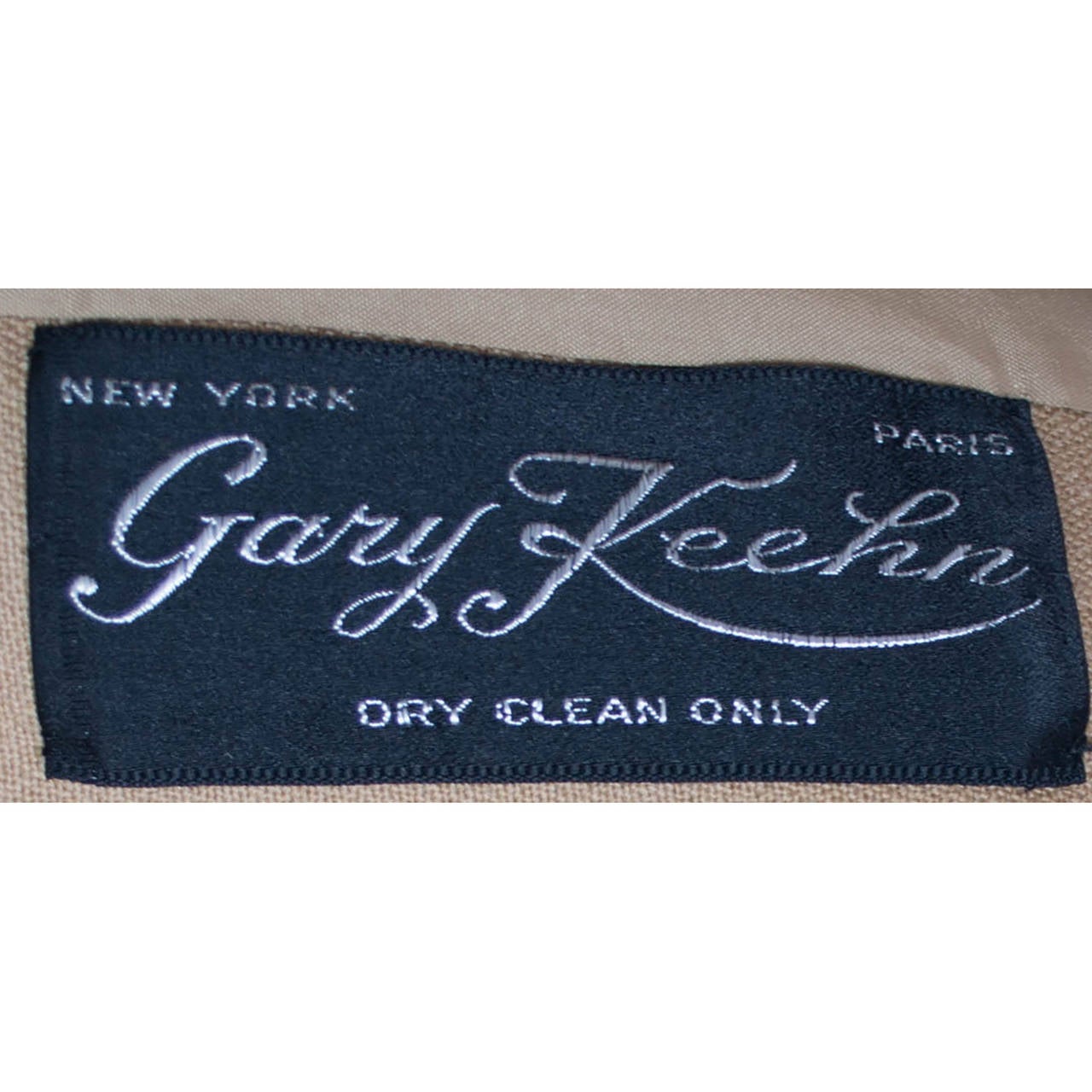 Vintage Dress Jacket Suit Gary Keehn Fur Trim Birnbaums 1960s 2