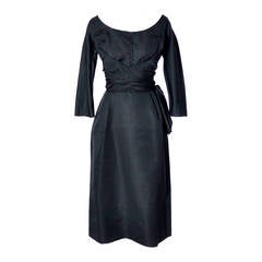 B. Altman & Co Fifth Avenue NY Max Lawrence 1950s Retro Little Black Dress