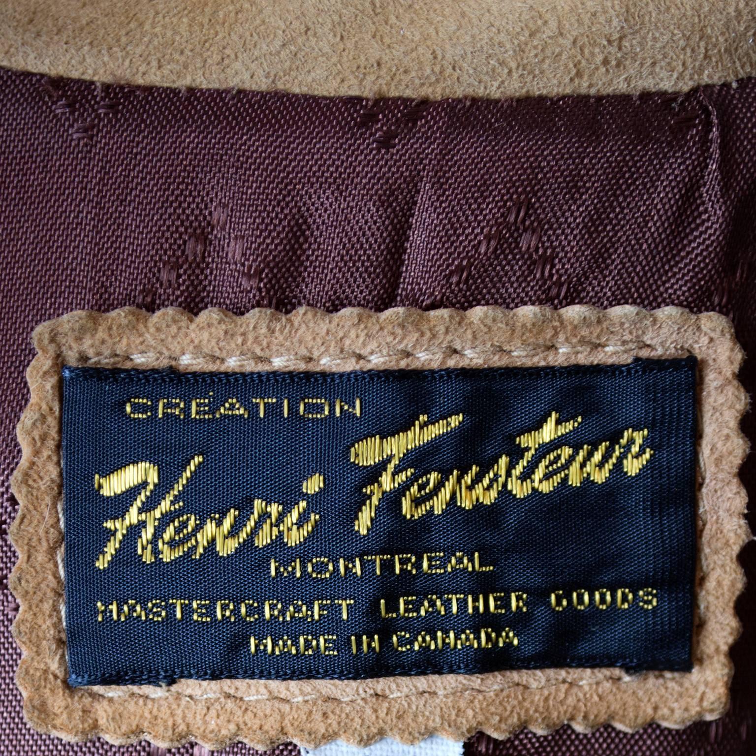 Henri Fensteur Suede Leopard Print Fur Vintage Skirt & Cropped Jacket Suit 2