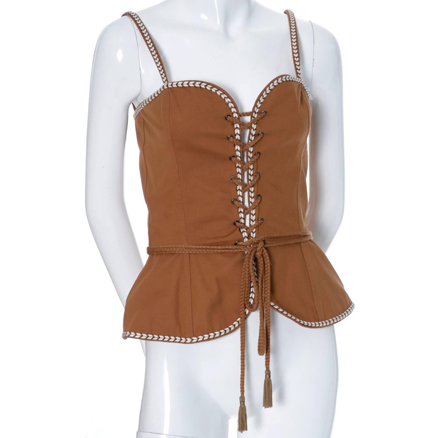 vintage ysl corset