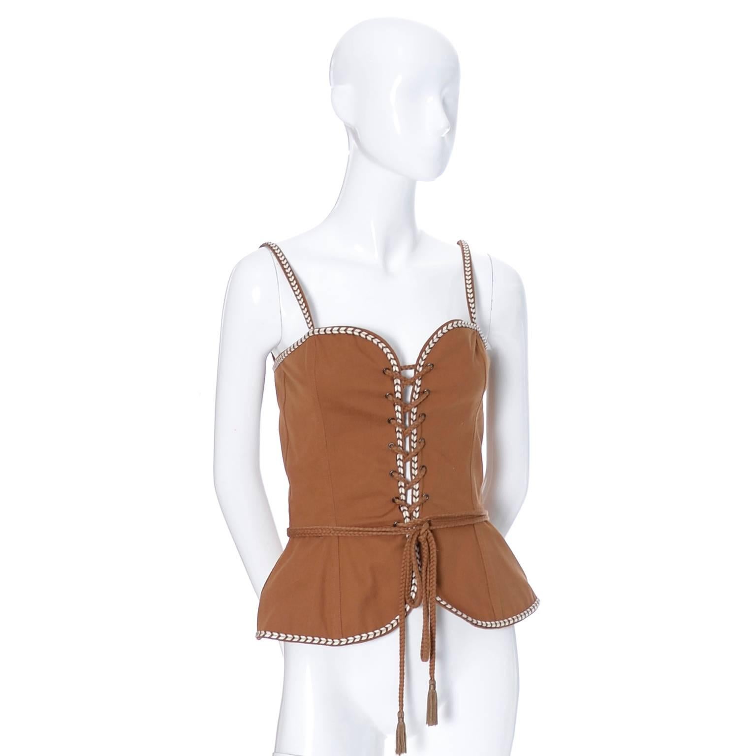 ysl bustier