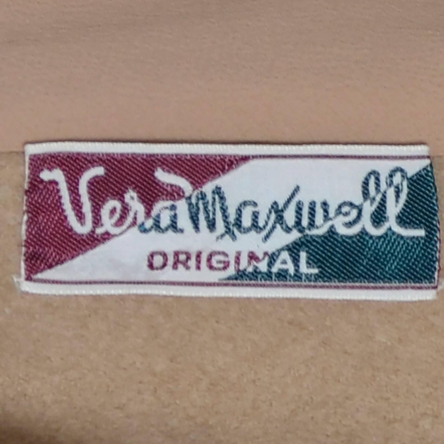 vera maxwell 1940s fashion