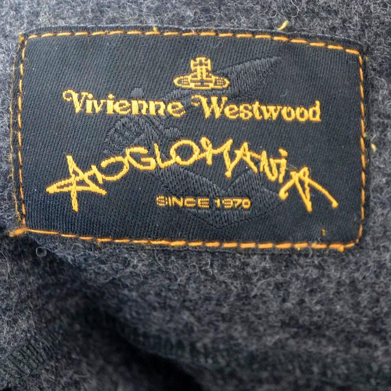 Vivienne Westwood Vintage Skirt Gray Wool Cashmere Avant Garde ...