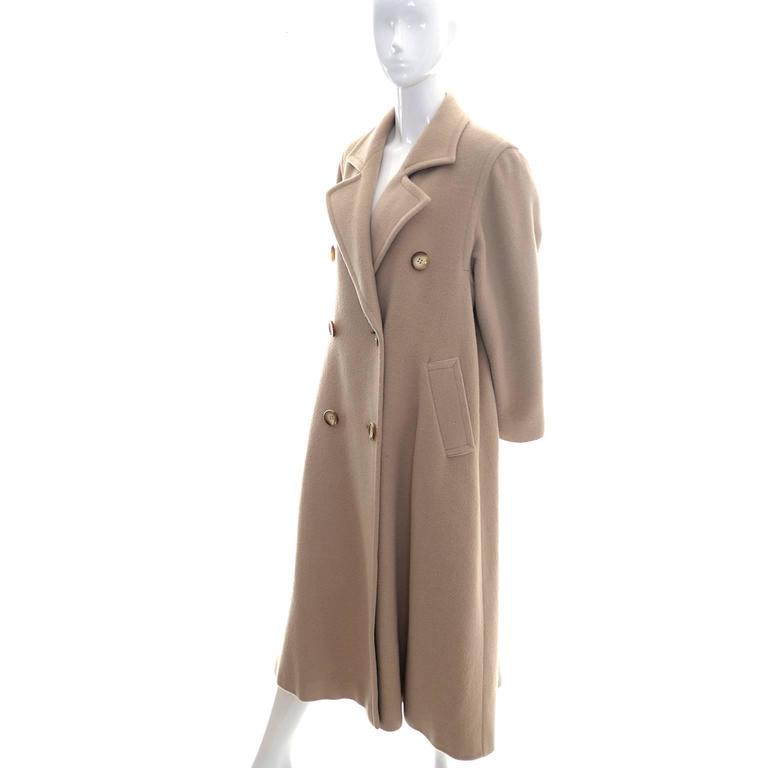 1980s Vintage Valentino Mohair Coat Miss V Size 38 US 4 Italy at