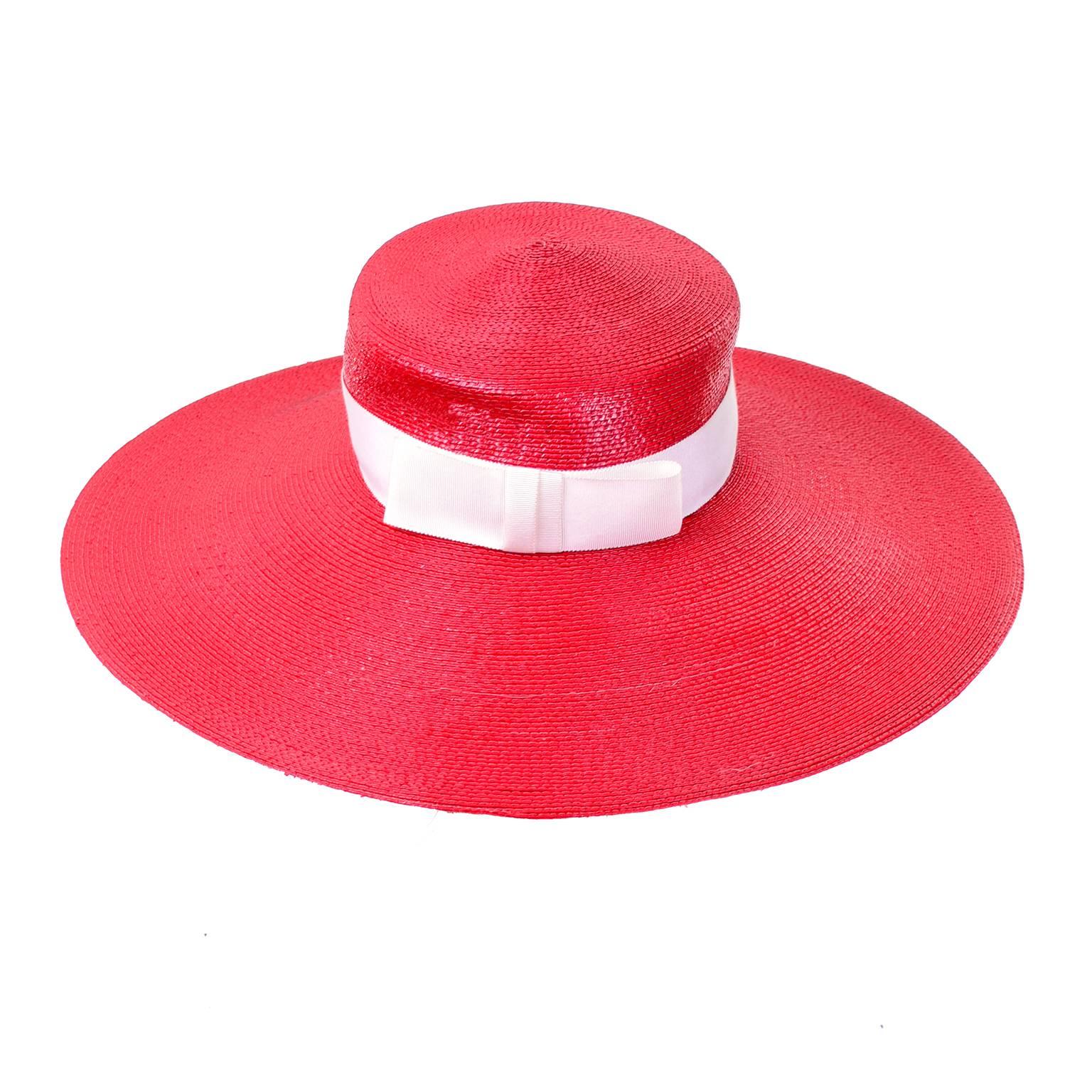 ysl wide brim hat