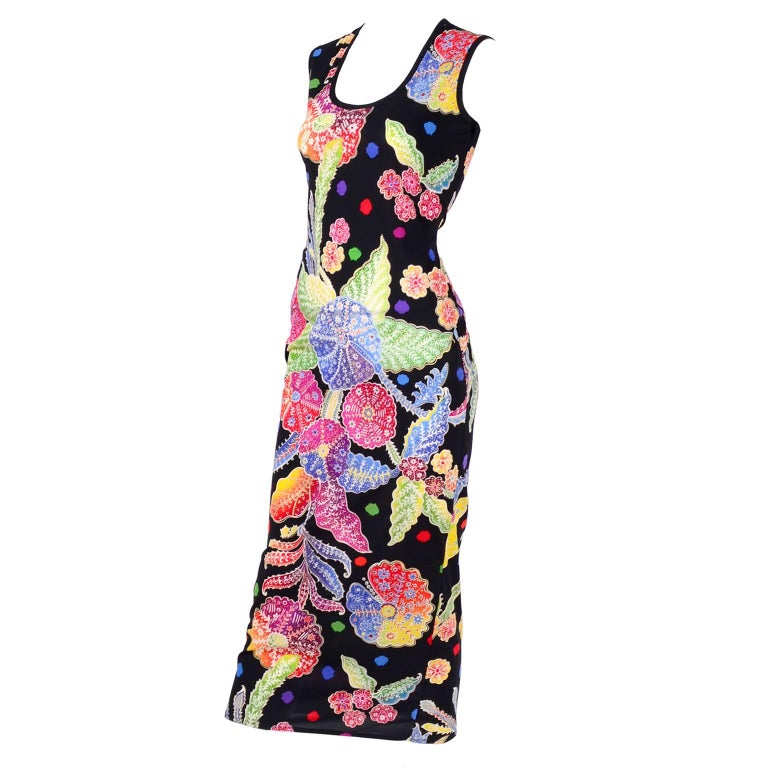 Bevriezen Componist tegenkomen Vintage 1990s Gianni Versace Floral Silk Dress Runway A / W 1993 - 1994 For  Sale at 1stDibs | vintage gianni versace, versace flower dress