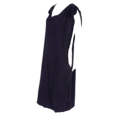 1980s Michele Lamy Avant Garde Vintage Dress w/ Open sides & Jacket in Black