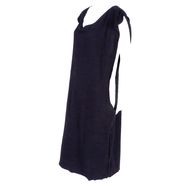 1980s Michele Lamy Avant Garde Vintage Dress w/ Open sides and 