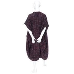Nikos Handwoven Wool Sleeveless Sweater Vintage Vest And Shawl Scarf 2 PC Set