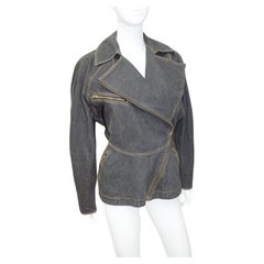 Giacca di jeans Azzedine Alaia anni '80