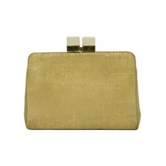 1970's Judith Leiber Gold Clutch 9