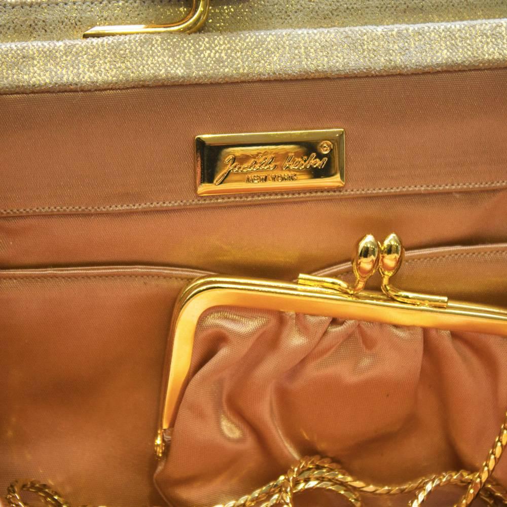 1970's Judith Leiber Gold Clutch  In Excellent Condition In Toronto, Ontario