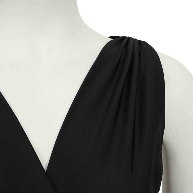1980's Bill Blass Black Bathing Suit For Sale at 1stdibs