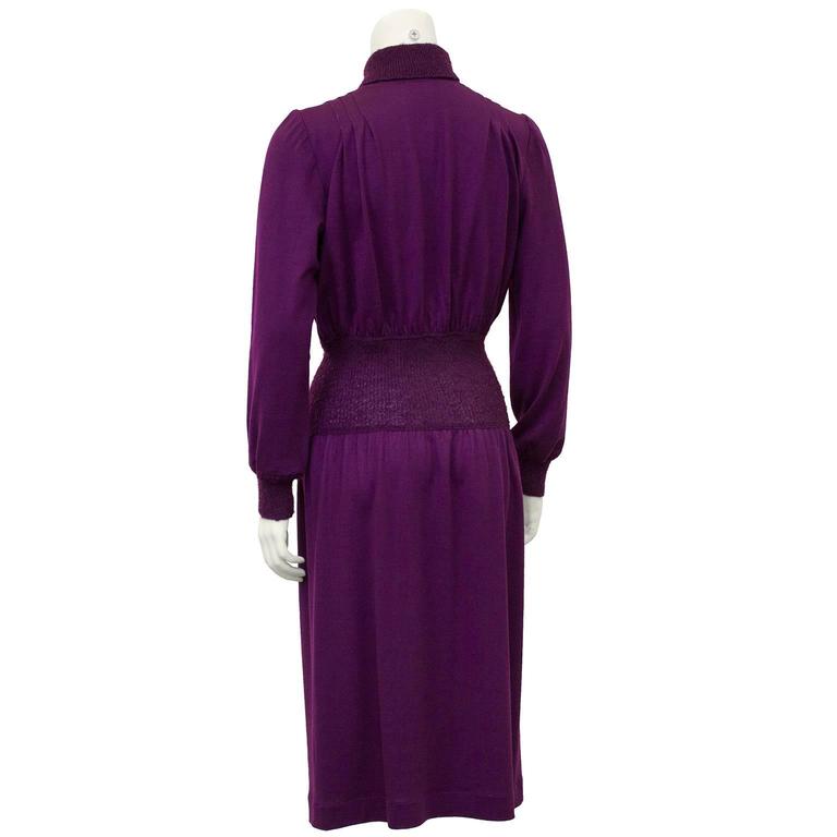 1980's Missoni Orchid Purple Knit Dress For Sale at 1stdibs