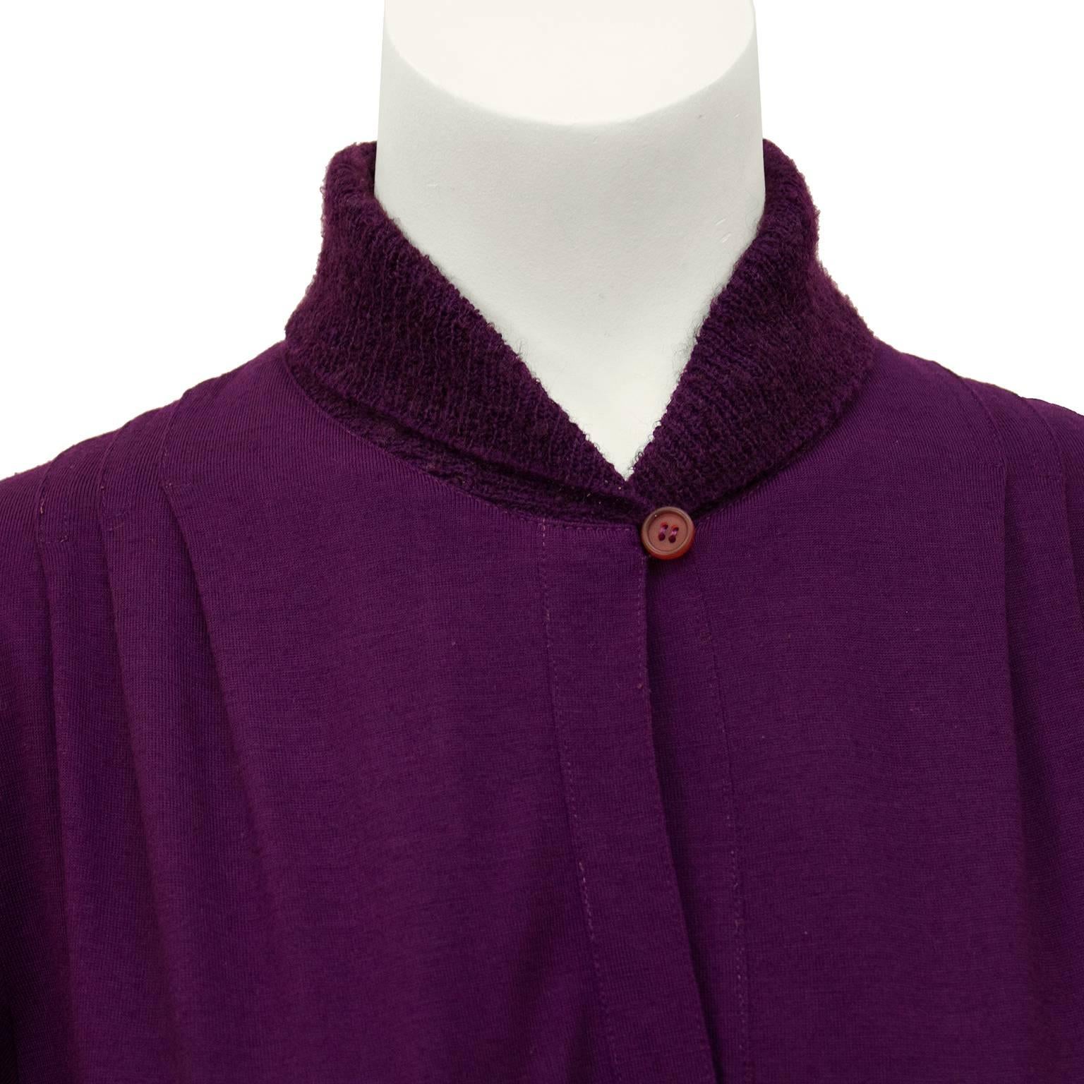 Women's 1980's Missoni Orchid Purple Knit Dress 