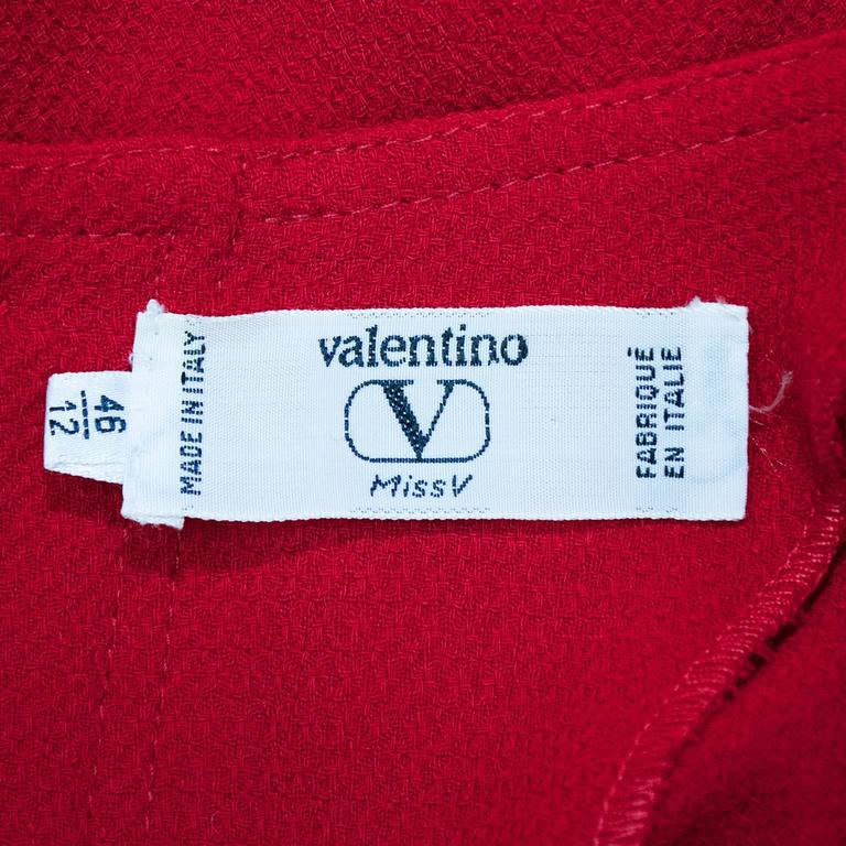 1980's Valentino Red Dress at 1stDibs | 1980s red dress